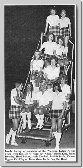 The BCal Netball Team - 1972'ish